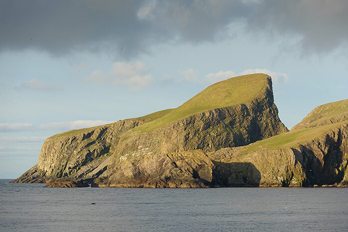 Sheeps Craig on Fair Isle, Shetland.